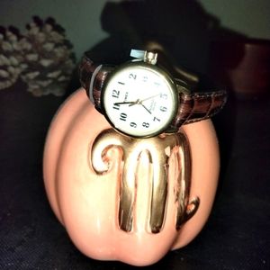 Brand New Leather Timex Watch